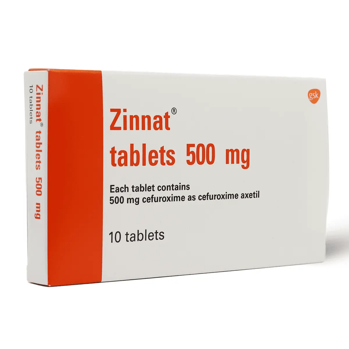 Zinnat 500Mg Tablets 10's