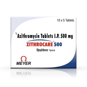 Zithrocare 500Mg Tablets 3's