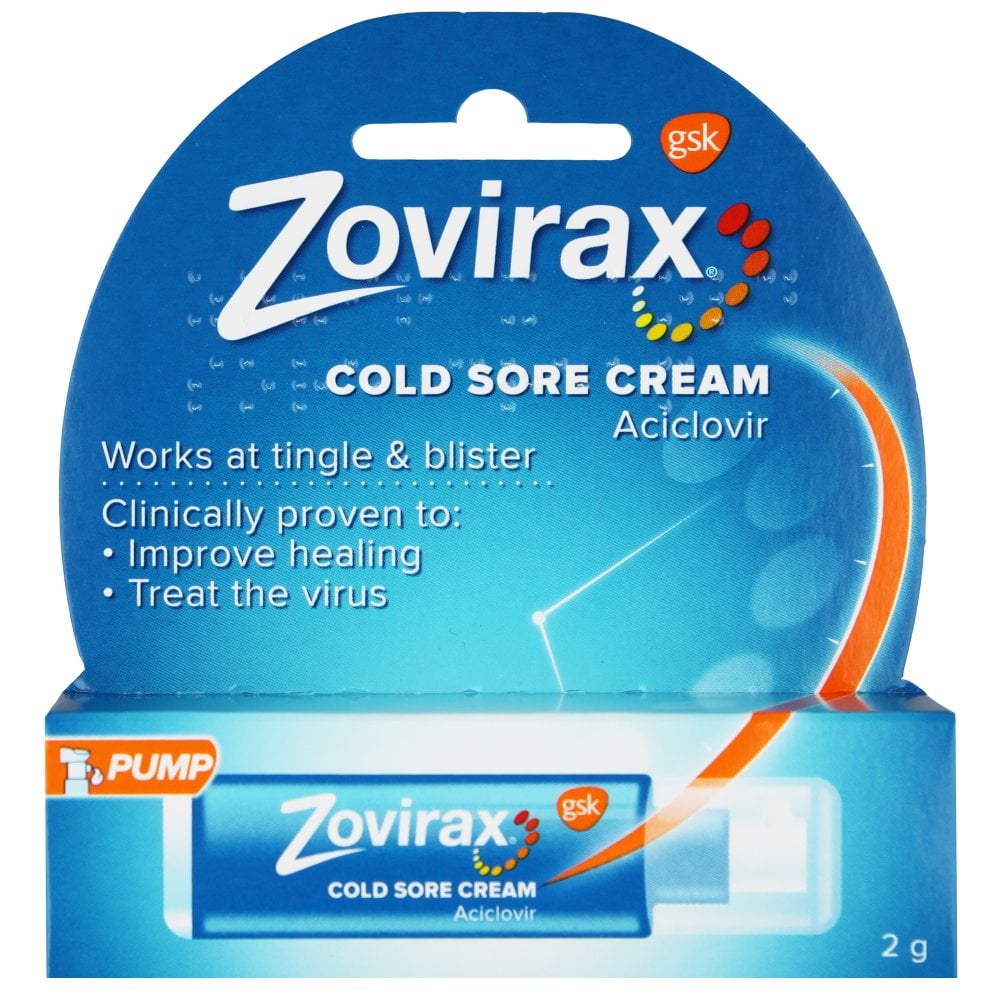 Zovirax Cold Sore Cream 2G