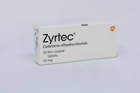 Zyrtec 10Mg Tablets 20'S