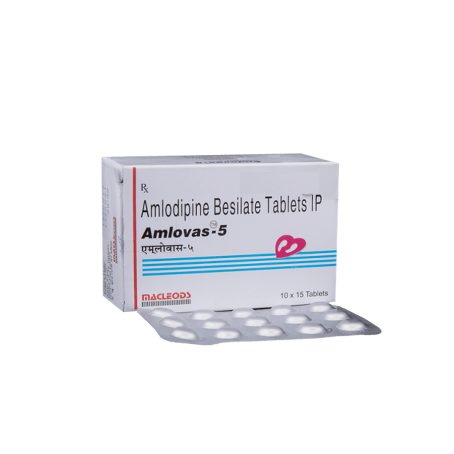 AMLOVAS 5MG TABS 30'S