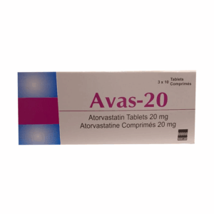 Avas 20Mg Tablets 30's