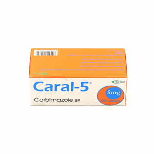 Carbimazole (Caral) 5Mg Tablets 100's
