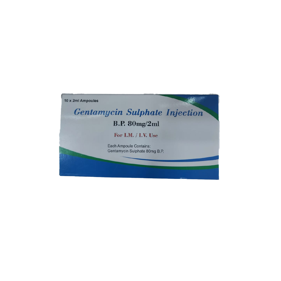 Gentamycin Injection 80Mg/2Ml 10'S