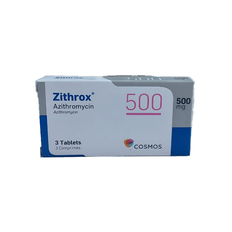 Zithrox 500Mg Tablets 3's