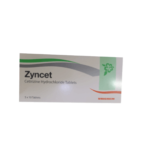 Zyncet (Cetirizine) 10Mg Tablets 50'S
