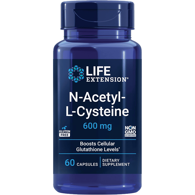Life Extension N-Acetyl L-Cystein 600Mg 60 Capsules