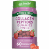 Natures Truth Collagen Peptides Type 1+3 Gummies 60'S