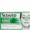 Sudafed Mucus Relief Triple Action Cold $Flu Tablets 16'S