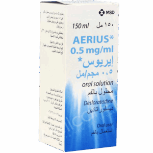 Aerius Syrup 0.5Mg/Ml 150Ml