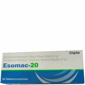 Esomac 20Mg Tablets 28's