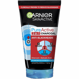 Garnier Pure Active Cleanser 3 In1 Wash Scrub
