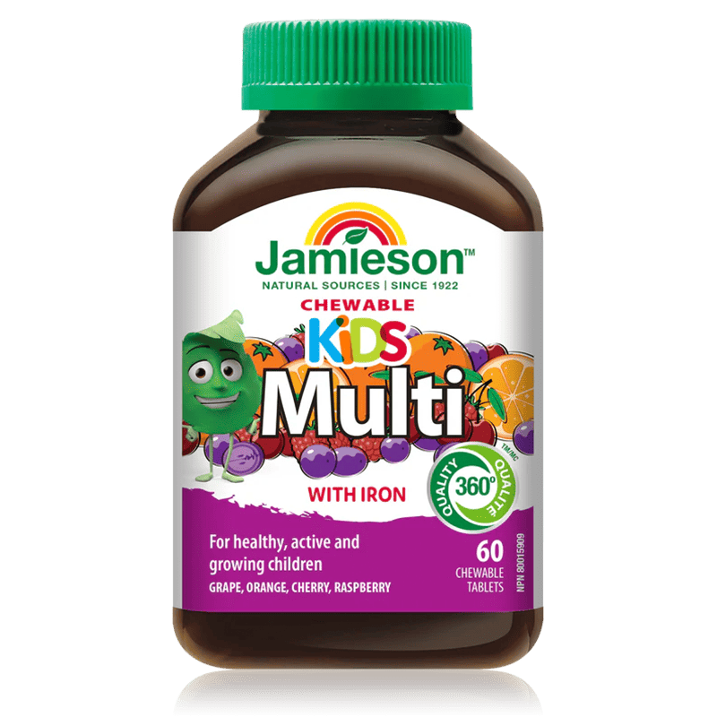 Jamieson Multi Kids Chewable Tablets 60'S