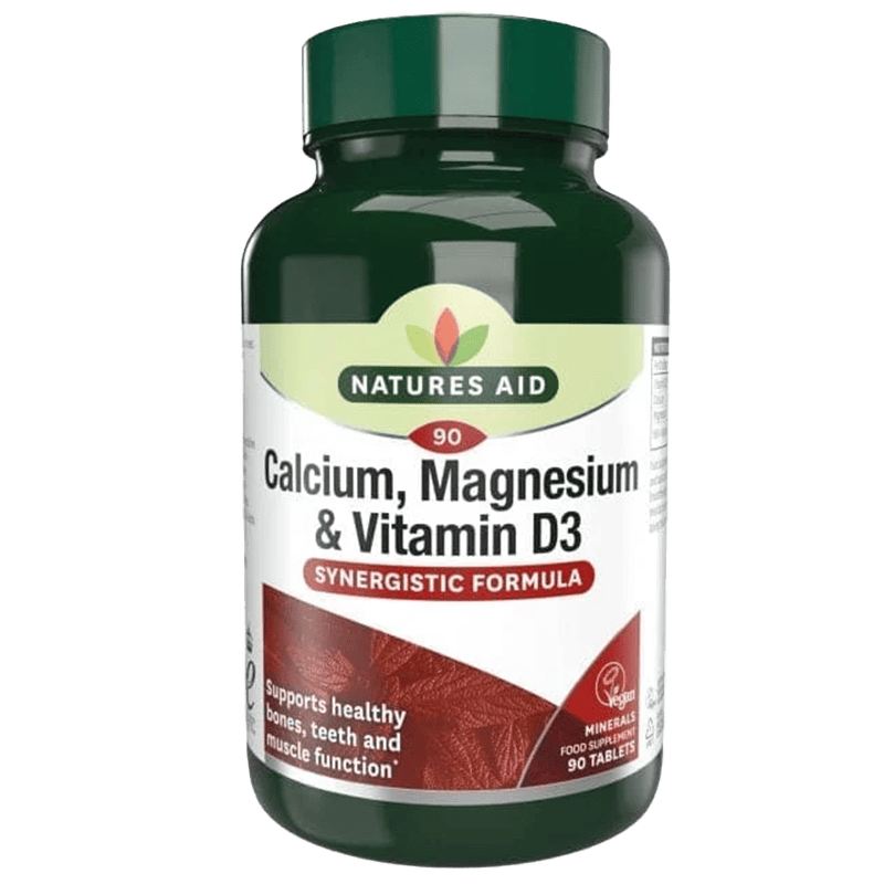 Natures Aid Calcium, Magnesium+Vitamin D3 90'S