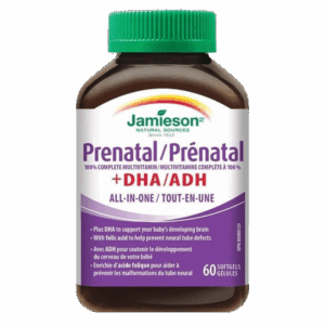 JAMIESON PRENATAL 100% +DHA SOFT GELS 60`S