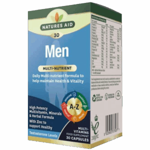 Natures Aid Men's Multivitamin $Minerals Complex 30'S