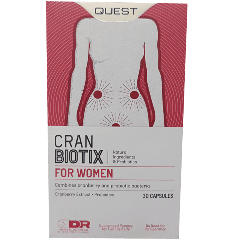 Quest Cranbiotix Capsules 30's