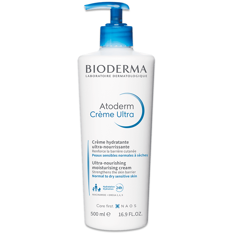 Bioderma Atoderm Ultra Nourishing Cream For Moisturising Dry Skin 500Ml