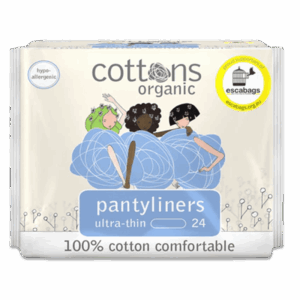 Cottons Organic Panty Liners 24S