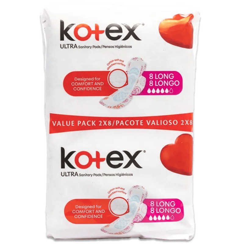 Kotex Ultra Thin Super Pads Duos 16S