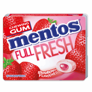 Mentos Pure Fresh Blister Pack Strawberry 14G