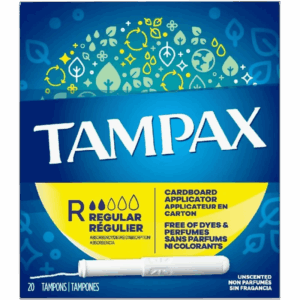 Tampax Tampons 20S Regular
