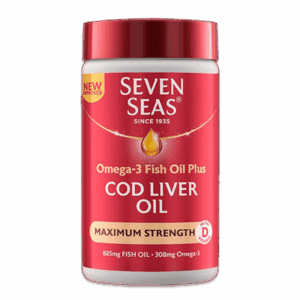 Seven Seas Omega 3 Plus Cod Liver Oil Max Strength 120’S